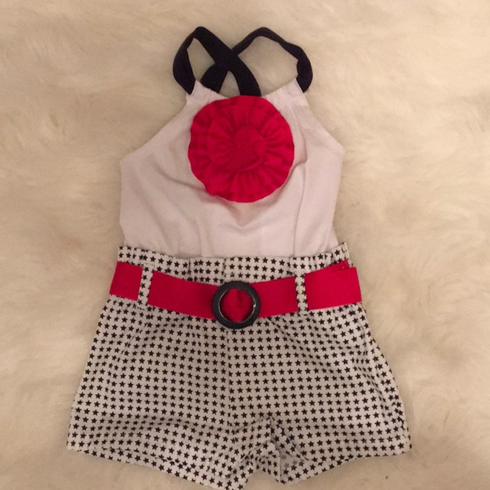 Printed Romper